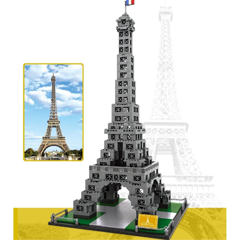  Eiffel Tower Building Block Set